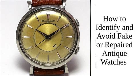 can you get fake watches repaired